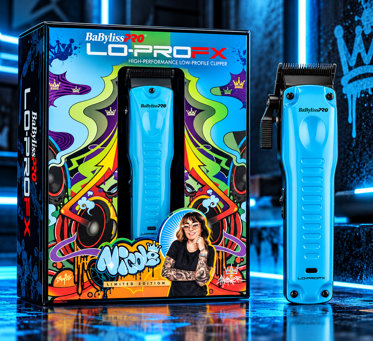 BABYLISSPRO LOPROFX HAIR CLIPPER BLUE