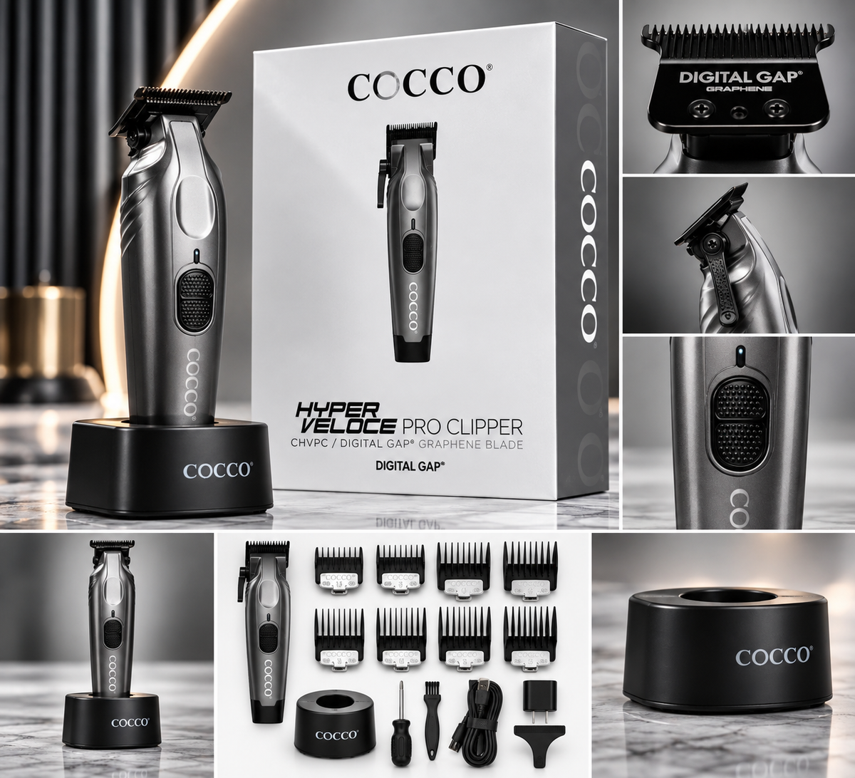 COCCO® VELOCE PRO CLIPPER (GREY)