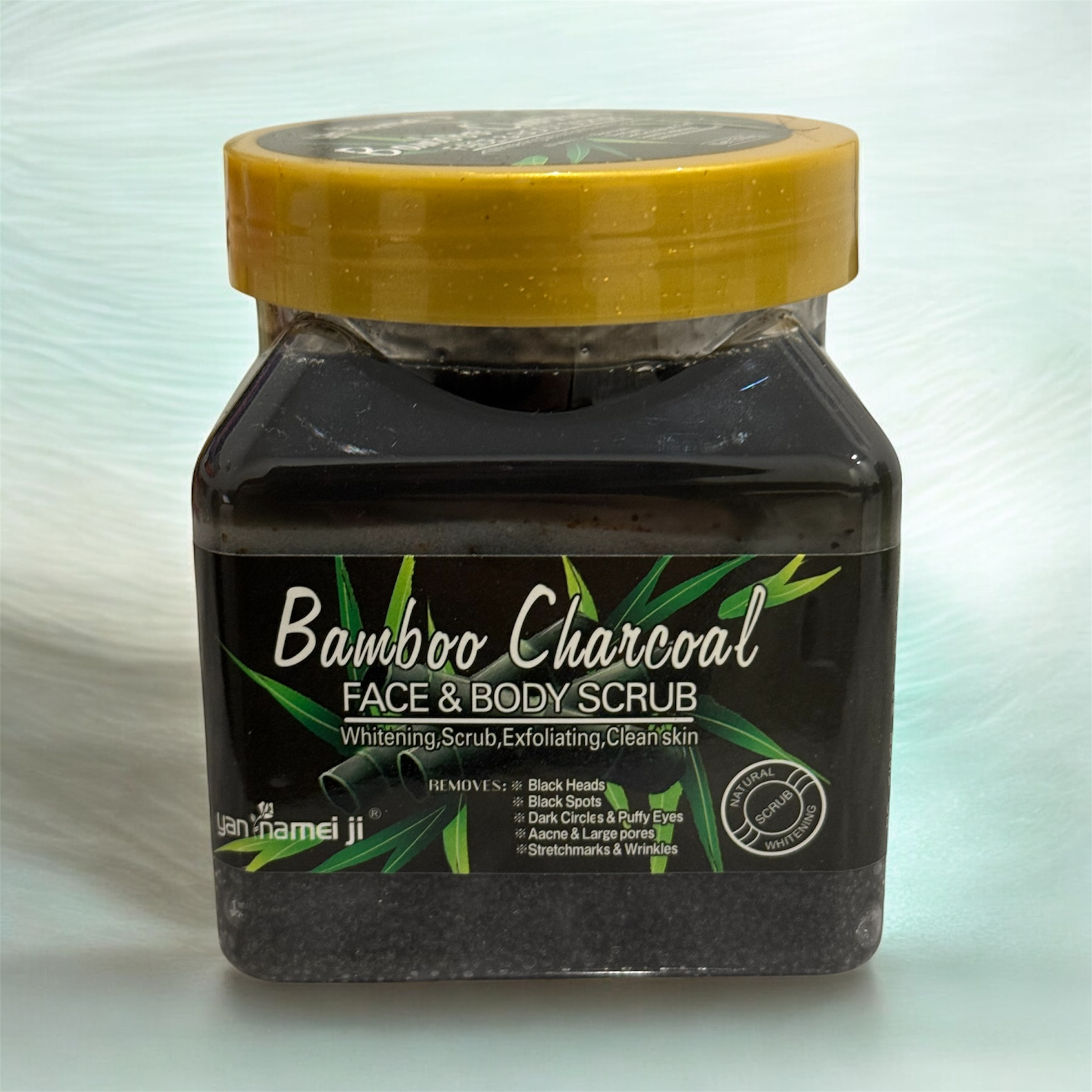 Bamboo Charcoal Face & Body Scrub