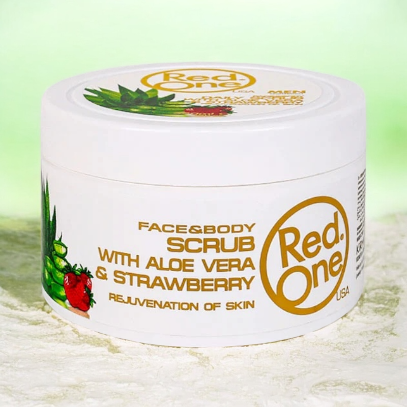 RedOne Face & Body Scrub With Aloe Vera & Strawberry
